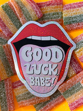 Good Luck, Babe! Sticker (glitter)